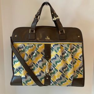 L.A.M.B. | Signature Jacquard Laptop/Briefcase Bag